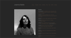 Desktop Screenshot of joannabailie.com
